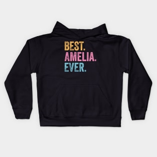 Best Amelia Ever Kids Hoodie